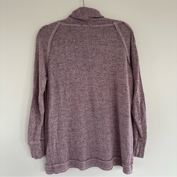 Chelsea and Theodore Pink Cowl Neck Jersey Pullover Sweater Size Large - Picture 2 of 5